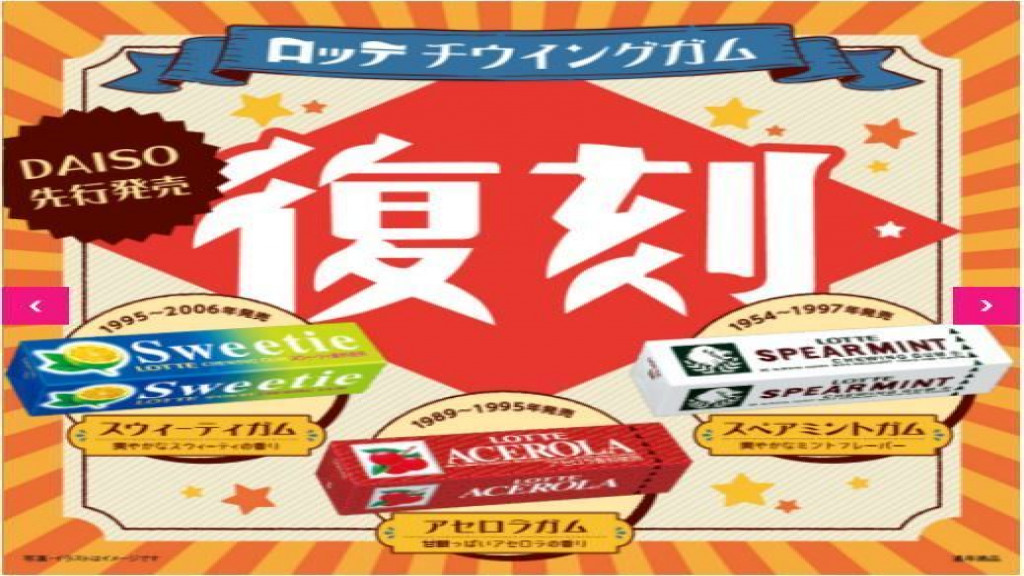 ロッテの人気「板ガム」が15年ぶりに復刻 ダイソーで限定販売 - Easy News | Easy Japanese - Todai Reader